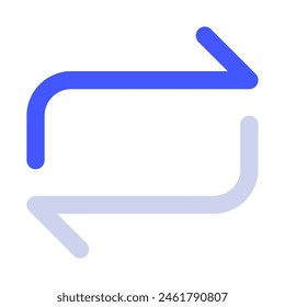 Shuffle icon for uiux, web, app, infographic, etc
