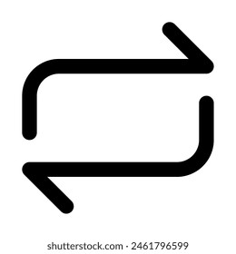 Shuffle icon for uiux, web, app, infographic, etc