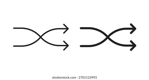 Vektorsymbol mischen, Symbol, Logo-Illustrationen