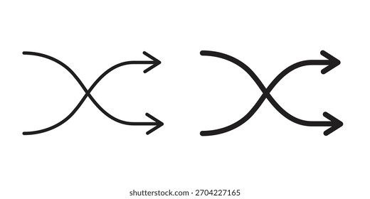 Vektorsymbol mischen, Symbol, Logo-Illustrationen