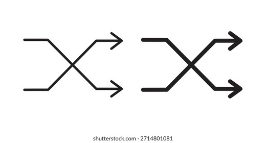 Vektorsymbol mischen, Symbol, Logo-Illustrationen