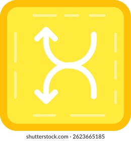 Diseño de icono de Vector de línea aleatoria