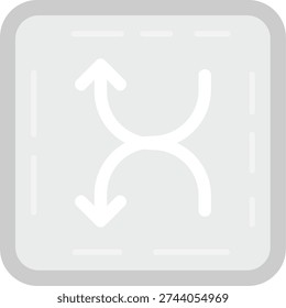Shuffle Line vector Icon Design