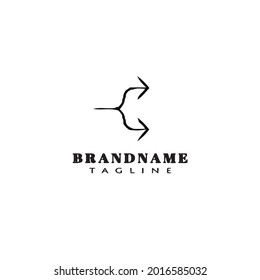 icono del logotipo de barrido ilustración vectorial moderna