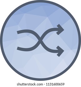 Shuffle, refresh icon