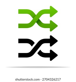 Symbol mischen, einzelne Vektorgrafik