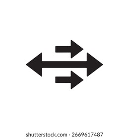 Vektorgrafik-Glyphensymbol mischen