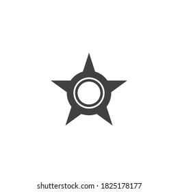Shuriken-Icon-Illustration, Vektorgrafik-Design