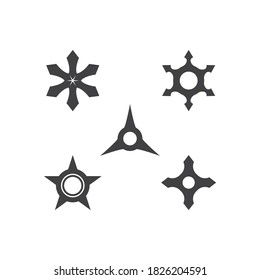 Shuriken icon illustration vector flat design