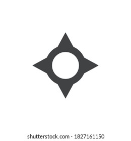 Shuriken icon illustration vector flat design