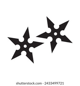 shuriken icon vector illustration design template