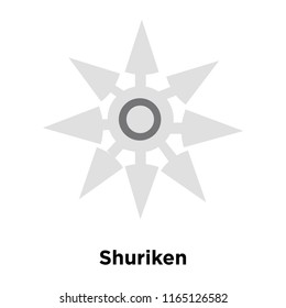 Shuriken icon vector isolated on white background, Shuriken transparent sign , human illustrations , human illustrations