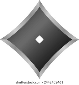 Una ilustración vectorial aislada de Shuriken