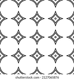 Shuriken seamless pattern vector illustration.