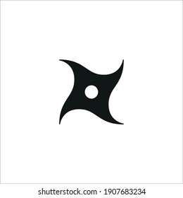 shuriken. ilustración plana vectorial. icono