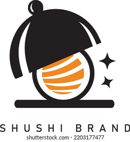 Shushi logo brand , modern japanese food logo