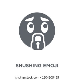 shush emoji shush emoji
