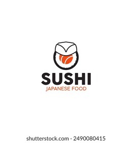SHUSI logo design for typical Japanese food.
