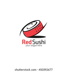 Shusi Restaurant Logo Design template. Vector Illustration.