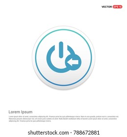 Shut Down icon Background icon template