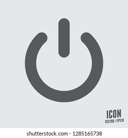 Shut Down icon vector