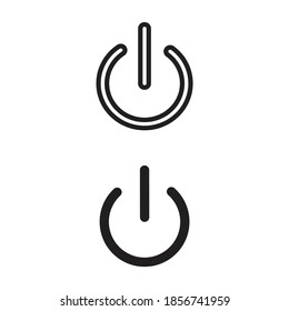 Shut Down Icons. Shut Down design vector illustration