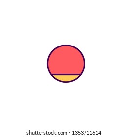 Shutdown icon design. Essential icon vector illustration