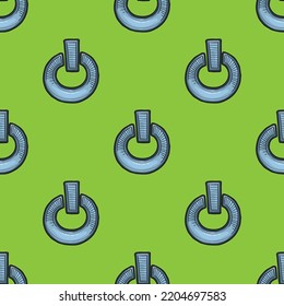 Shutdown icon vector seamless pattern