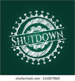 Shutdown on blackboard