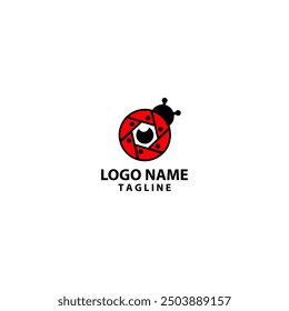 shutter bug logo design vector