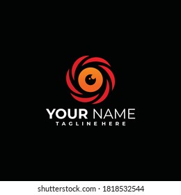 shutter cam logo icon vector isolated