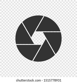 Shutter camera Icon isolated on white background
