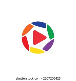 Shutter camera icon vector flat design