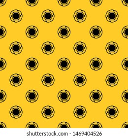 Shutter Close objective pattern seamless vector repeat geometric yellow for any design