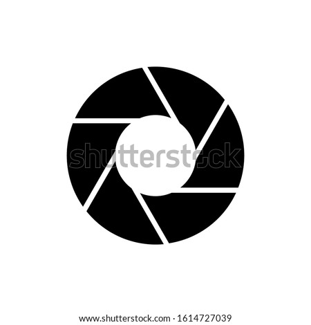 shutter icon shutter camera icon camera icon vector illustration logo template for many purpose. Isolated on white background