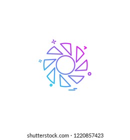 Shutter icon design vector 