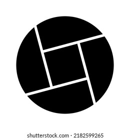 shutter icon or logo isolated sign symbol vector illustration - high quality black style vector icons
