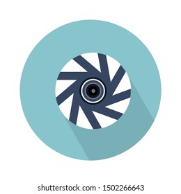 icono de obturador - Desde el conjunto de iconos Multimedia, Cámara y Fotografía