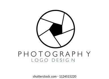 Shutter Icon. Photography Logo Design Creative Vector