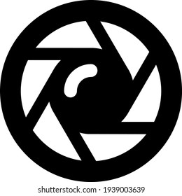 Shutter Icon. simple flat icon Vector Illustration