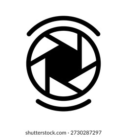 Shutter Icon Vector Symbol Design Illustration