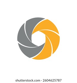 Shutter Lens Decorative Vector Logo Template