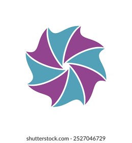 Shutter Lens Photography Umbrella Vector Logo Template Illustration Design