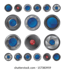 shutter lens various set