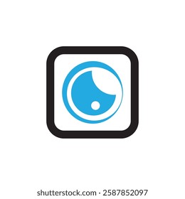 shutter logo icon illustration flat