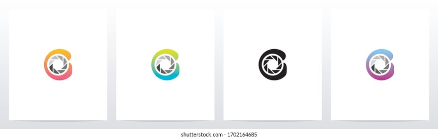 Shutter On Letter Logo Design G