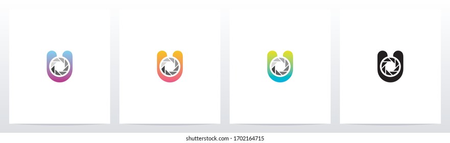 Shutter On Letter Logo Design U