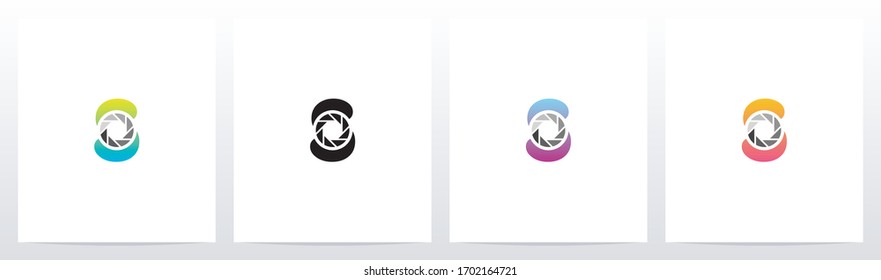 Shutter On Letter Logo Design S