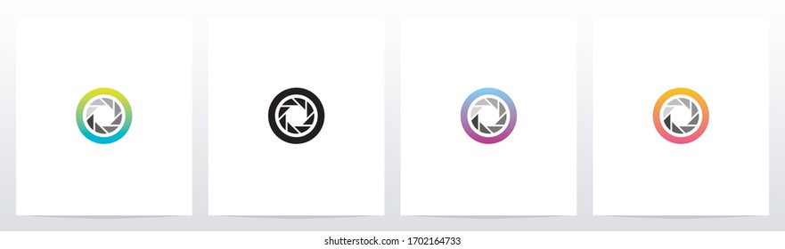 Shutter On Letter Logo Design O