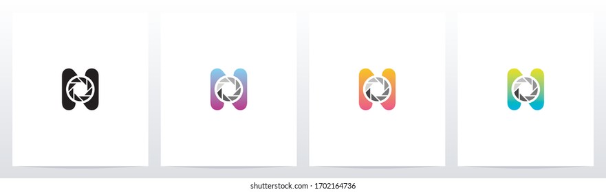 Shutter On Letter Logo Design N